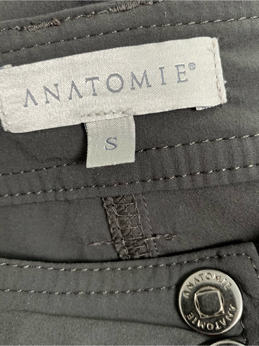 Anatomie Pants Women S Kate Skinny Cargo Stretch Comfort Travel Taupe Gray Brown - Picture 7 of 9